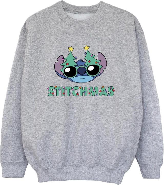 Disney Lilo & Stitch Stitchmas Glasses Sweatshirt Jungen