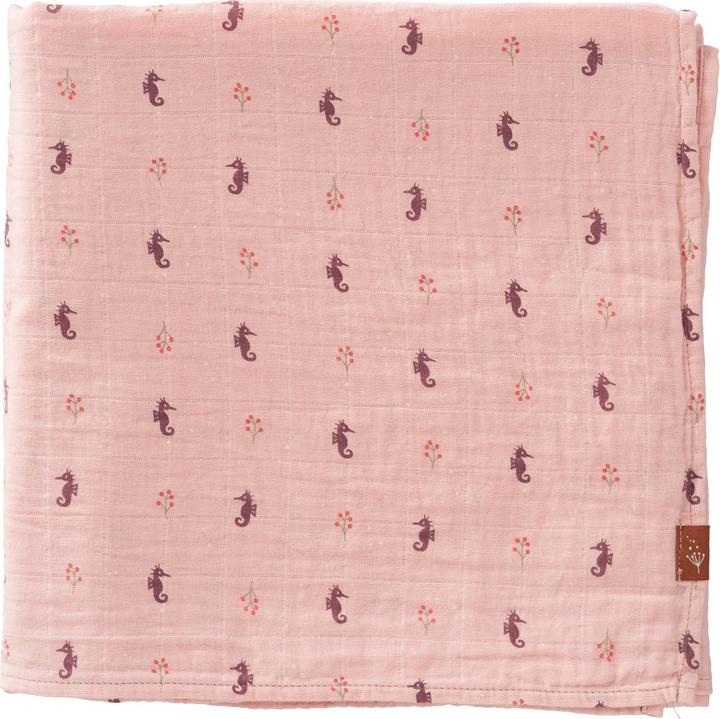 Fresk Swaddle Mulltuch, Seahorse (120 cm, 120 cm)
