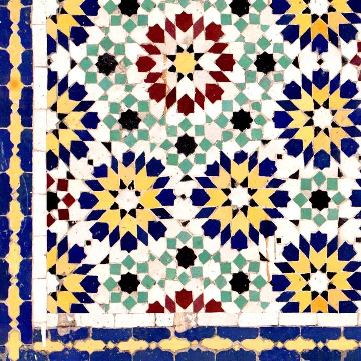 Produktbild Trenddeko Orientalische Kacheln 01 (60 x 200 cm)