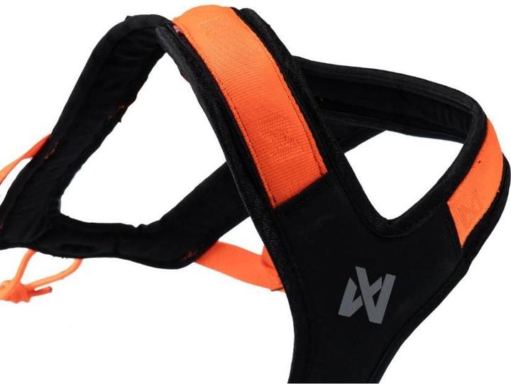 Immagine prodotto Non-Stop Dogwear Non-Stop - Harness Rush - Black/Orange - 7 (7, Cane, Sport cane)