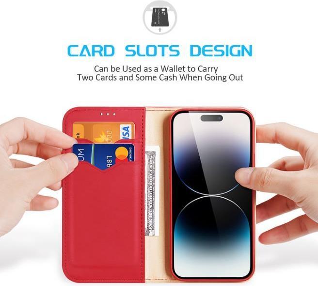 Produktbild Dux Ducis iPhone 14 Pro - HIVO Series Etui rot (Apple iPhone 14 Pro)