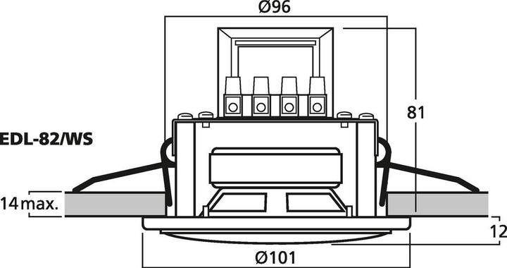 Produktbild Monacor ELALautsprecher (1 Stk.)