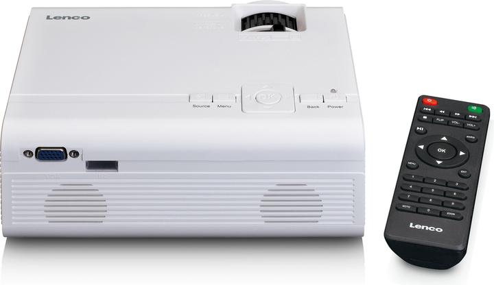 Productafbeelding Lenco LPJ-280WH (WVGA, 2800 lm)