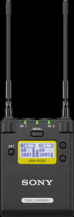 Actual product image Sony UWP-D Dual channel portable receiver, TV-channel 33-41, 566,025-630,000 MHz