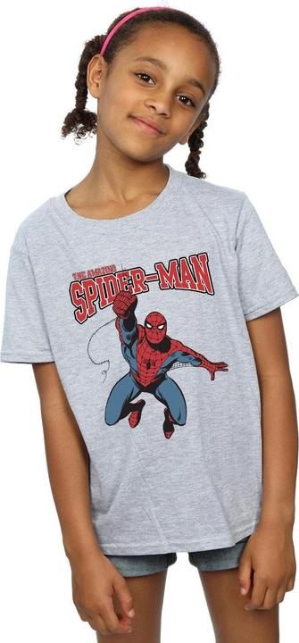 Produktbild SpiderMan Leap TShirt Mädchen (128)