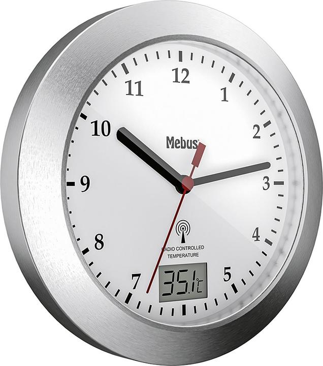 Productafbeelding Mebus MEB radiografische badkamerwekker w.SN sil (17 cm)