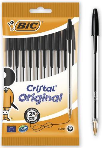 Immagine prodotto Bic Sacchetto di Cristal da 10 (Trasparente, 10 x)