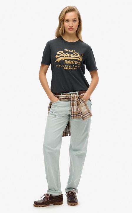 Actual product image Superdry Vl Metallic Relaxed Tee (10)