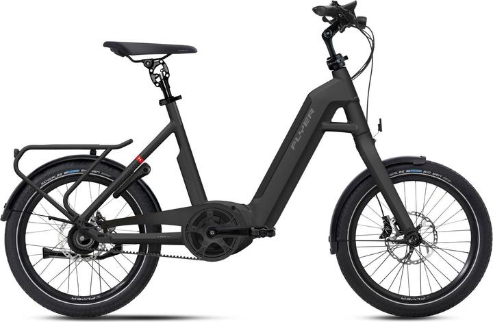 Produktbild Flyer E-Bike Bosch Performance Line 60Nm/500Wh/36V Comfort 20 Zoll Schwarz Matt