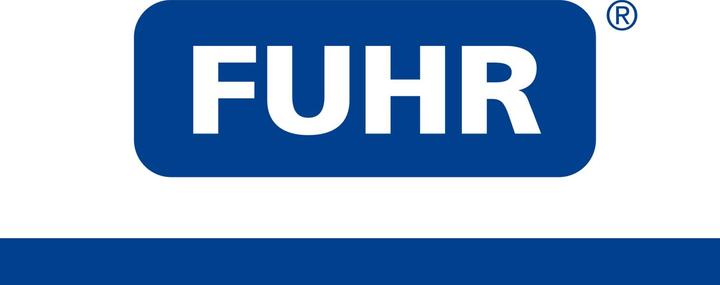 Produktbild Fuhr Türtreibriegel 982 DIN rechts silber eloxiert Leichtmetall 23 mm Rundstange 10 mm