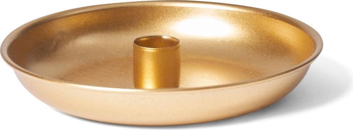 Produktbild Novaliv Kerzenständer Stabkerzen 4er-Set GOLD 15cm Durchmesser Adventskranz Kerzenteller scandic (15 x 15 x 15 cm)