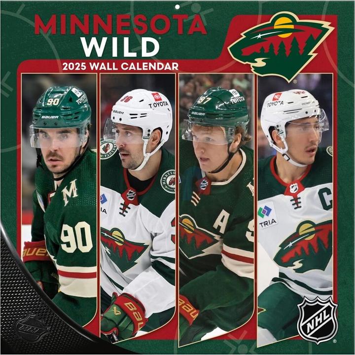 Produktbild NHL - Minnesota Wild - 30.5 x 30.5 cm Team Wandkalender 2025 (30.5 x 30.5 cm, Französisch, Italienisch, Spanisch, Deutsch, Englisch)