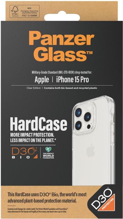 Produktbild PanzerGlass HardCase with D3O (Apple iPhone 15 Pro)