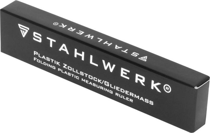 Actual product image Stahlwerk Folding rule set of 3 1 metre precision plastic folding rule folding rule (Metric)