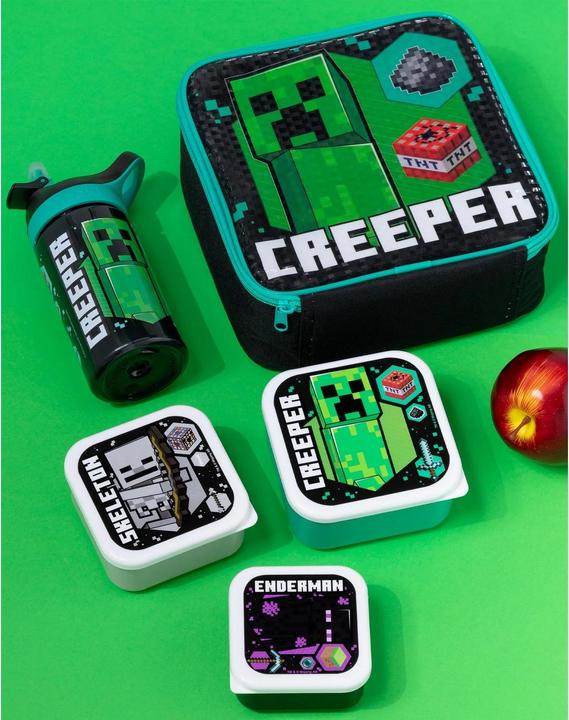 Image du produit Minecraft Sac à déjeuner et gourde Creeper