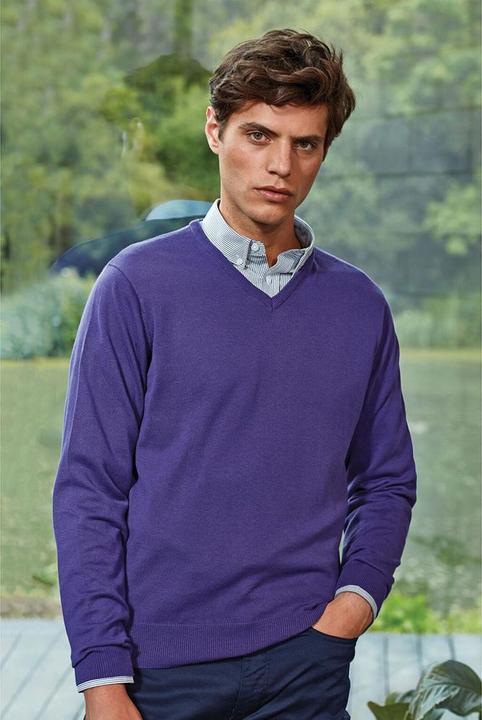 Image du produit Premier Pull en tricot avec encolure en V (4XL)