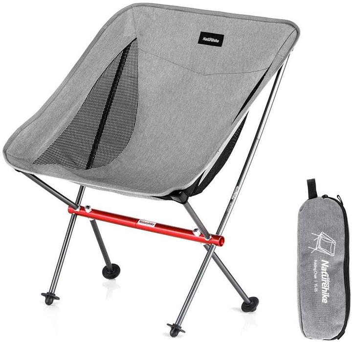 Naturehike Faltbarer, leichter Outdoor- und Campingstuhl mit niedriger Rückenlehne