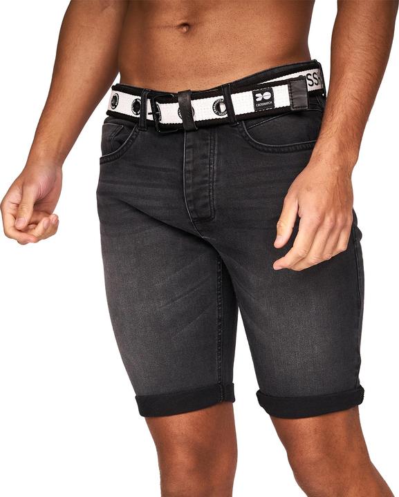 Crosshatch Mens Reestier Denim Shorts (36)