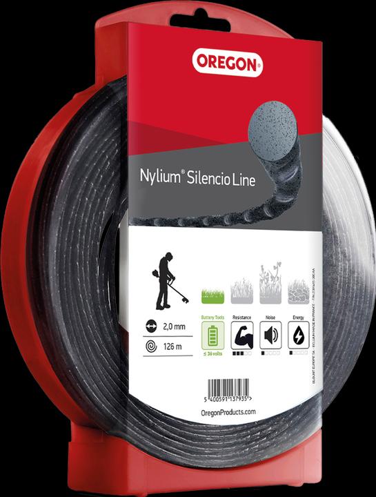 Productafbeelding Oregon Draad Nylium Silencio 1,6 mm x 15 m (Trimmerdraad + draadspoel)