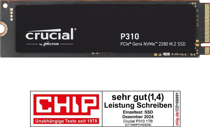 Image du produit Crucial P310 (4000 Go, M.2 2280)