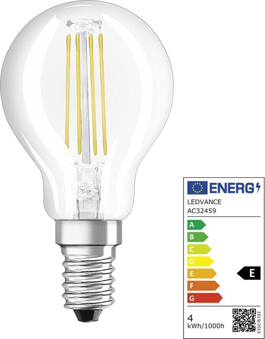 Produktbild Osram Led Base Classic P (E14, 4 W, 470 lm, 5 x, E)