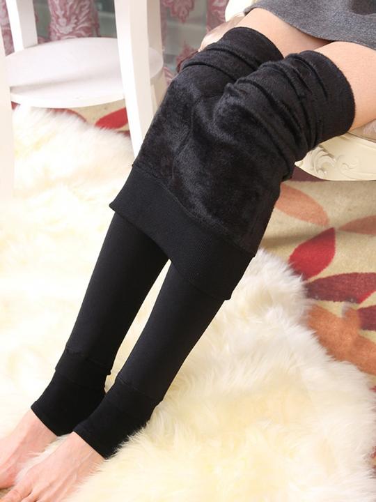 Produktbild Noya Warme Damen Winter Leggings Plüsch gefüttert (One Size)
