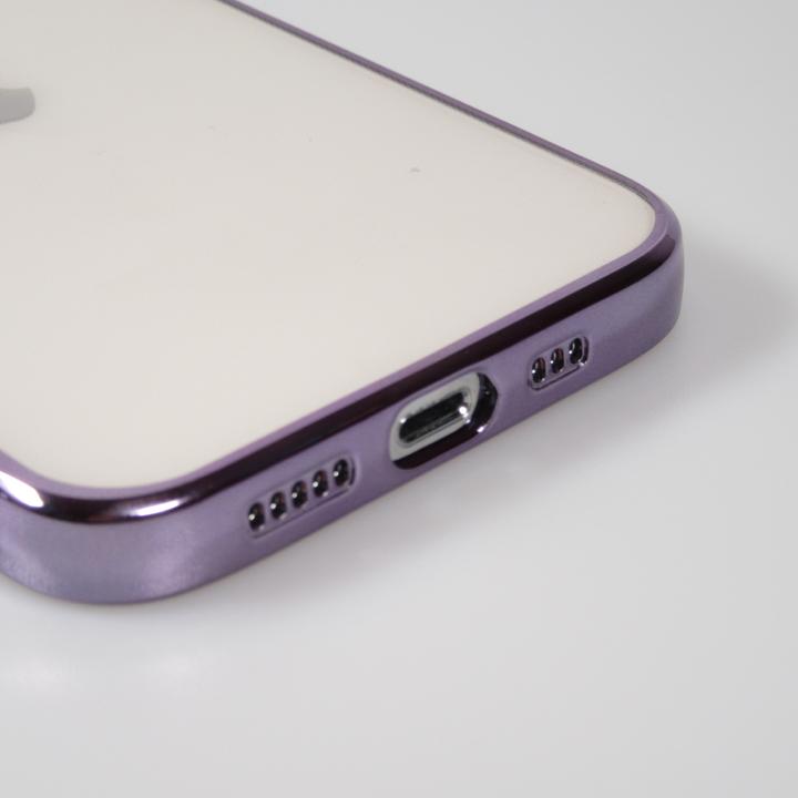 Produktbild PhoneLook Hülle Electroplate lila (Apple iPhone 14 Pro)
