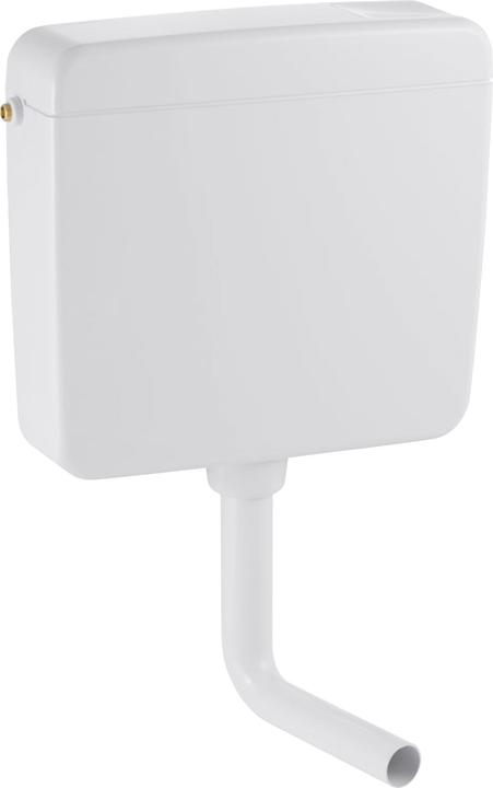Produktbild Geberit Splkasten AP127 wei Anschluss links, mitte oder rechts 127000111