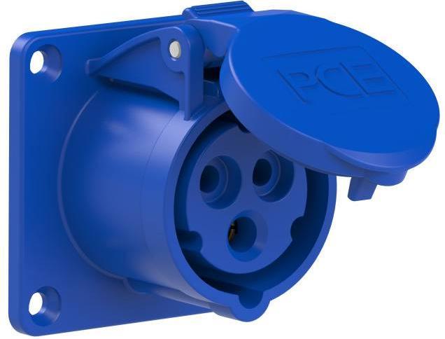 Actual product image PCE 313-6 Junction box straight 16A 3p 6h IP44/54