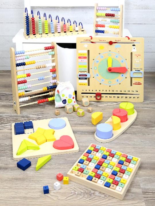 Actual product image small foot Educate slide rules (German, French, Italian, English, Swiss German)