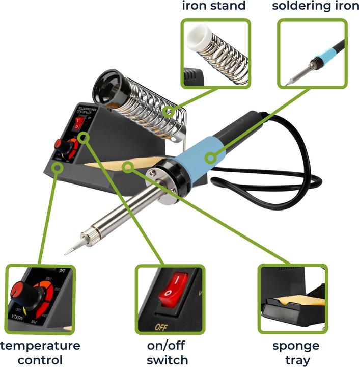 Actual product image Velleman Adjustable soldering station