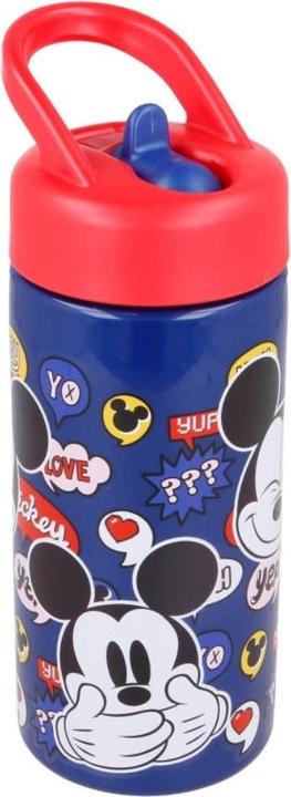 Produktbild Mickey Mouse Micky Maus Plastik Flasche 410 ml Trinkflasche Sportflasche (0.41 l)
