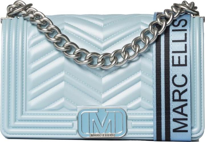 Marc Ellis Damen Schultertasche - Modell Roxane - 100% Gummi - 25.0 X 15.0 X 8.0 Cm