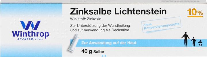Zentiva Zinksalbe Lichtenstein, 40 g Salbe