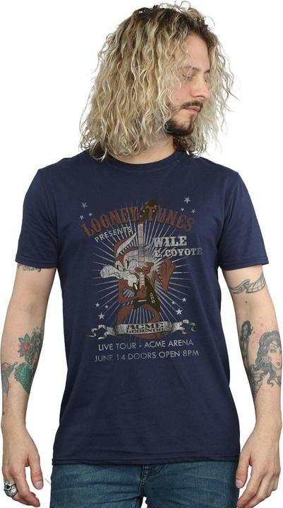 Immagine prodotto Looney Tunes Maglietta in cotone con chitarra di Wile E Coyote (XXL)