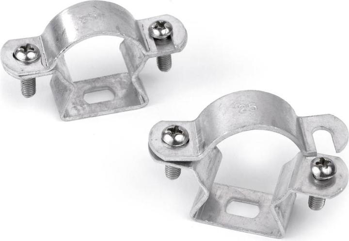 Actual product image Pipe clamp closed Alu screw gr 85451