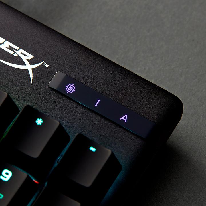 Actual product image HyperX Alloy Origins Mechanical Gaming Keyboard, US Layout, Blue Switch (US, Cable)
