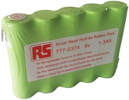 Produktbild Rs Pro NiMH AA x 5 1300mAh 6V Pack (5 Stk., AA, 1300 mAh)
