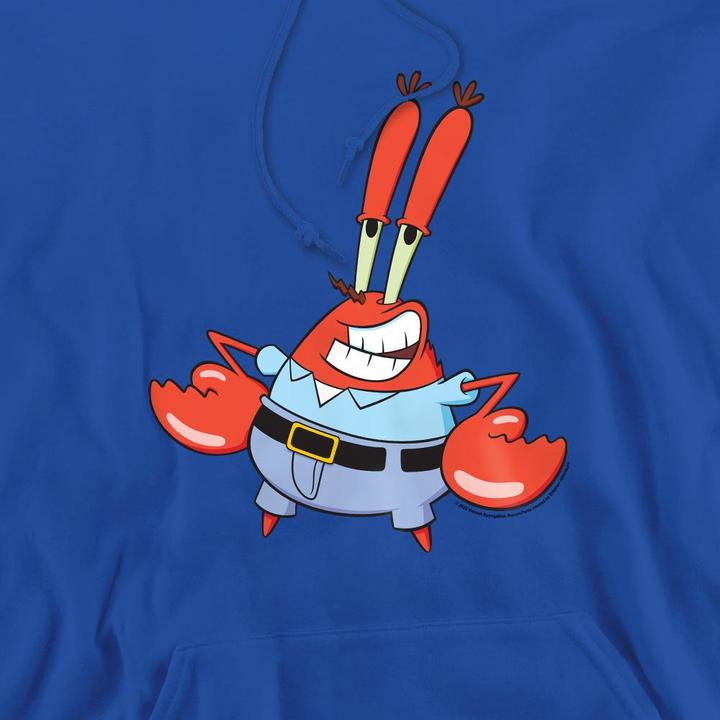 Immagine prodotto Spongebob Squarepants Mr Krabby Felpa con Cappuccio Uomo (XL)