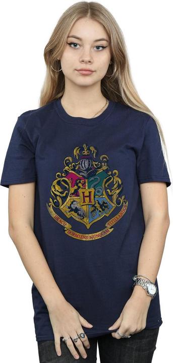 Immagine prodotto Maglietta Boyfriend in cotone delle Case di Hogwarts donna/donna (S)