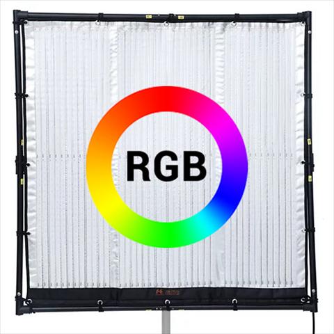 Actual product image Falcon Eyes flexible LED Panel RGB RX-7120 121X121cm