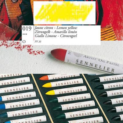 Produktbild Sennelier Oelpastell Standardgrösse Jaune Citron 19 (Jaune Citron)