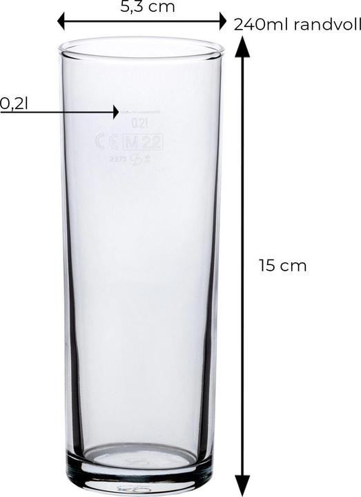 Produktbild Luxentu Kölschglas / Kölner Stange mit Gravur 40. Jubiläum (0.20 l, 1 x)