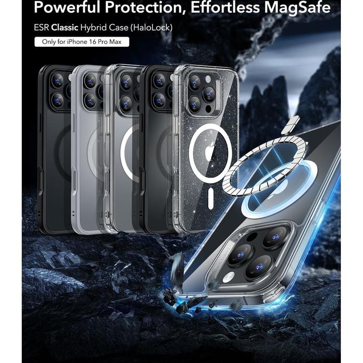 Actual product image ESR Classic Hybrid HaloLock Case (Apple iPhone 16 Pro Max)