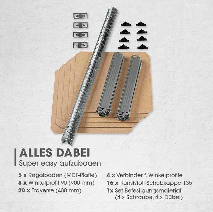 Produktbild Easymaxx Schwerlastregal