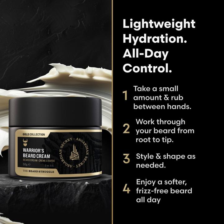 Actual product image The Beard Struggle Beast Ragnarok Rising Beard Cream
