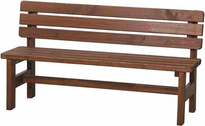 Produktbild Natura Tessin Bank, 150 cm, braun Kiefernholz