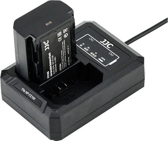 Actual product image JJC Dual Battery Charger (Camera battery charger)