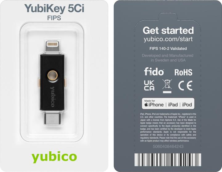 Produktbild Yubico YubiKey 5Ci FIPS (USB-C)