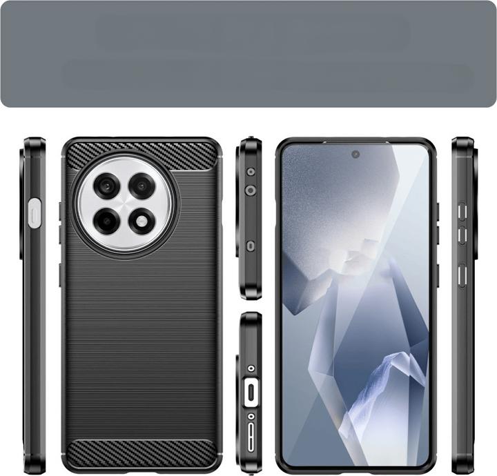 Productafbeelding Cover-Discount OnePlus 13R - Metall Carbon Look Hülle (OnePlus 13R)